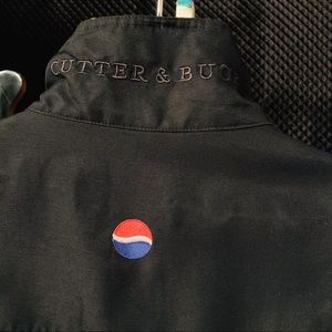 Cutter & Buck PEPSI Black Double Zip Jacket Sz. XL